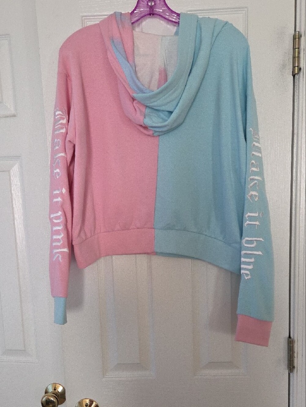 Loungefly Cropped Sleeping Beauty Fairies Hoodie Size Large - Picture 5 of 5